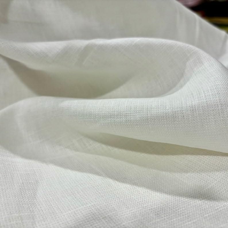 Tissu lin bio naturel premium